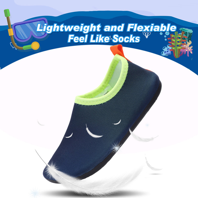 Ranly Smily Kids Boys Girls Quick-Dry Water Shoes