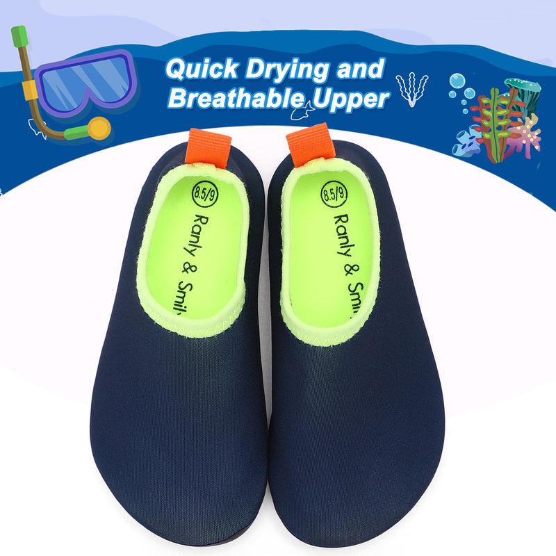 Ranly Smily Kids Boys Girls Quick-Dry Water Shoes