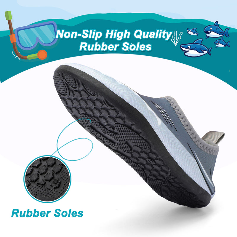 Ranly Smily Kids Boys Girls Quick-Dry Water Shoes