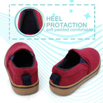 Okilol Toddler Shoes Slip On Canvas Sneakers for Boys