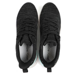 Xflow Foam Women's Slip On Walking Shoes Lightweight Casual Running Sneakers - Black White