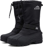 Aleader Men's Velcro Winter Snow Boots