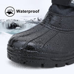 Aleader Men's Velcro Winter Snow Boots