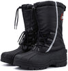 Aleader Men's Ankle Strap Winter Snow Boots
