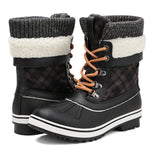 Aleader Women's Fashion Waterproof Winter Snow Boots