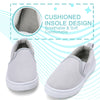 Okilol Toddler Shoes Slip On Canvas Sneakers for Boys