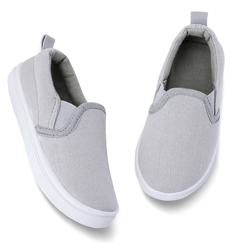 Okilol Toddler Shoes Slip On Canvas Sneakers for Boys