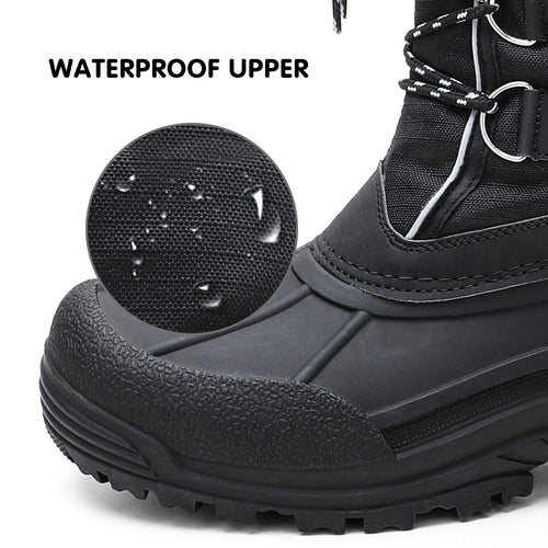 Aleader Men's Insulated Waterproof Winter Snow Boots