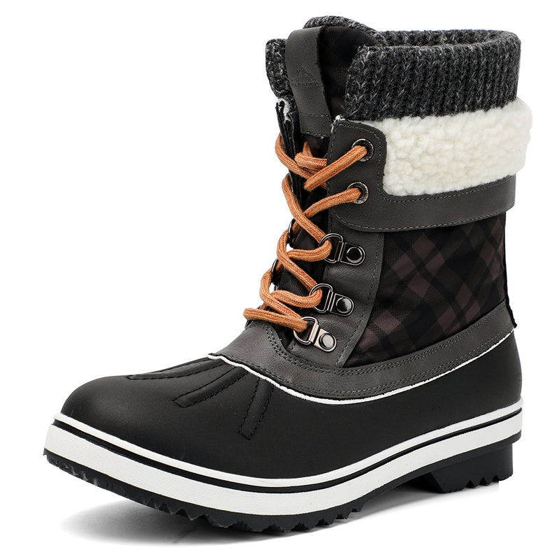 Aleader Women's Fashion Waterproof Winter Snow Boots