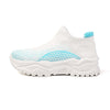 ENERGY AIR Women White Blue Slip On Shoes