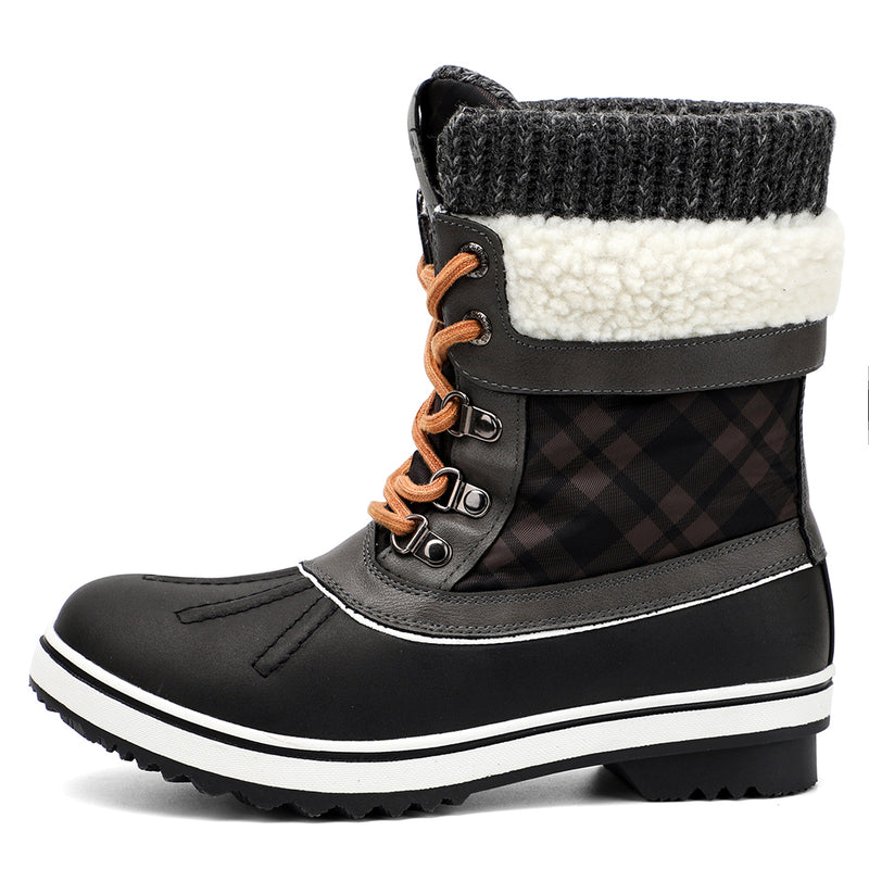 Aleader Women's Fashion Waterproof Winter Snow Boots
