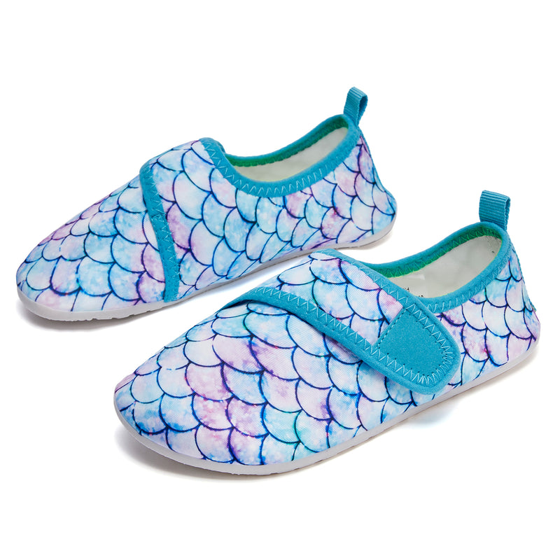 Hiitave Kids Water Shoes Non-Slip Beach Swim Barefoot Quick Dry Aqua Pool Socks for Boys & Girls Toddler