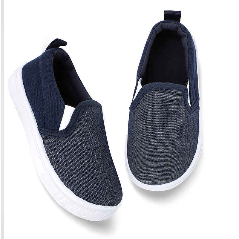 Okilol Toddler Shoes Slip On Canvas Sneakers for Boys