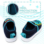 Okilol Toddler Shoes Slip On Canvas Sneakers for Boys