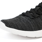 Xflow Foam Women's Slip On Walking Shoes Lightweight Casual Running Sneakers - Black White