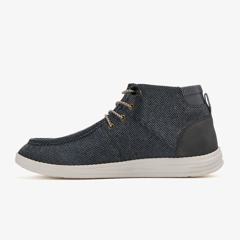 Aleder Men's Urban Fit Mid-Top Knit Chukka Boots