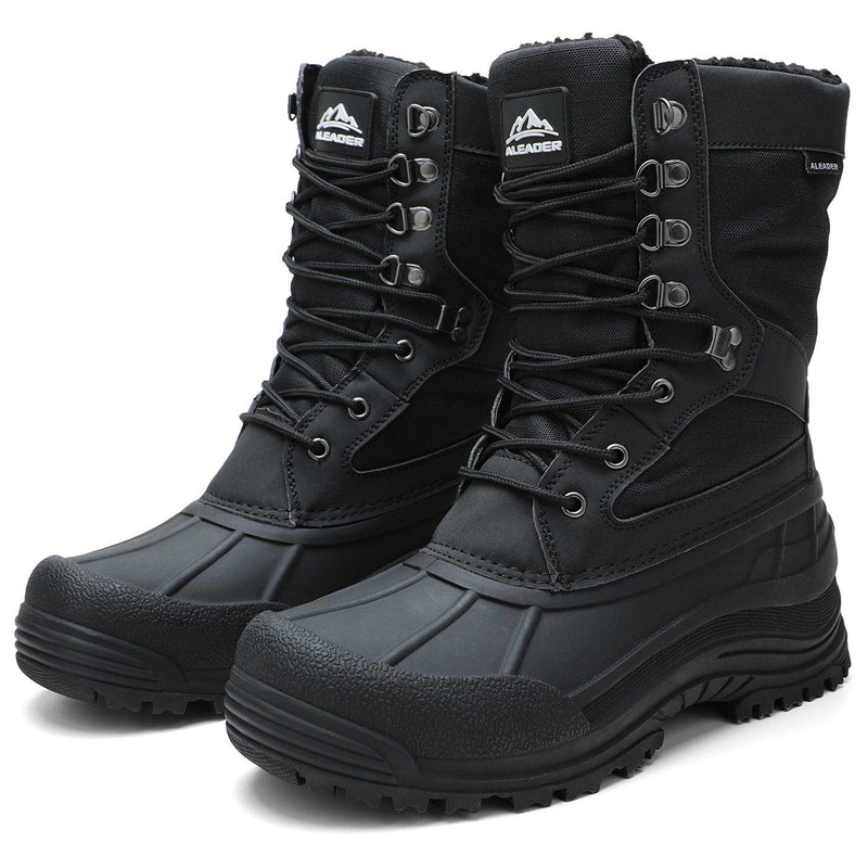 Aleader Men’s Lace up Insulated Waterproof Winter Snow Boots