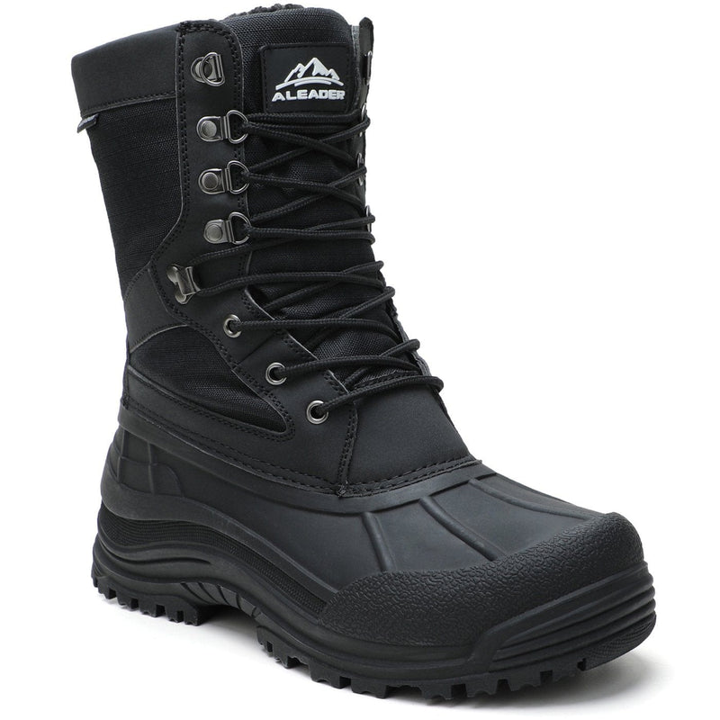 Aleader Men’s Lace up Insulated Waterproof Winter Snow Boots