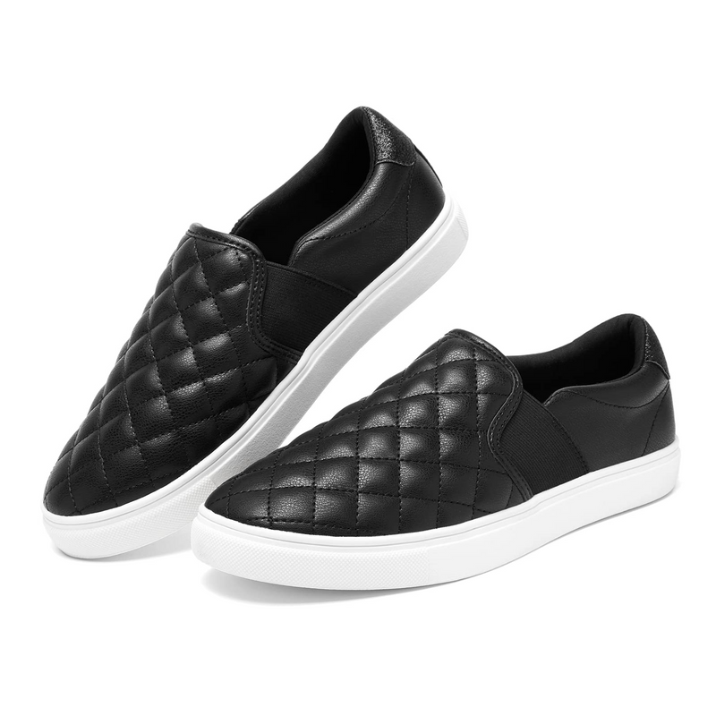 Quilted slip on sneakers shop