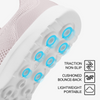 Aleader Women's Slip On Energycloud Walking Shoes, Stretch Knit Sneakers Breathable Athletic Tennis
